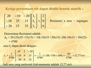 I Rangkaian Listrik Kirchoff