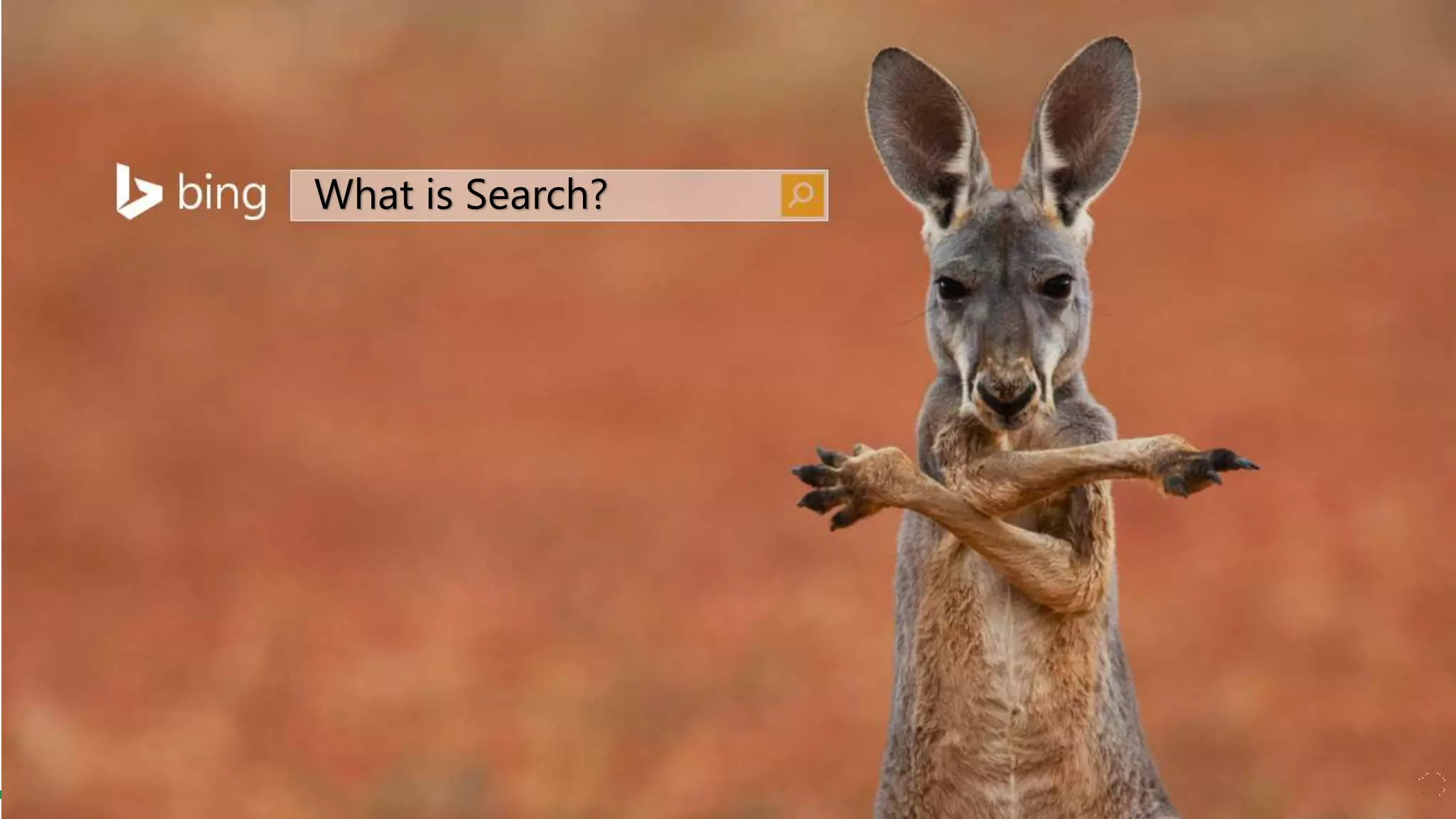 What is Search?
 