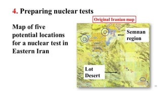 Netanyahu slide show: Iran's nuclear archive