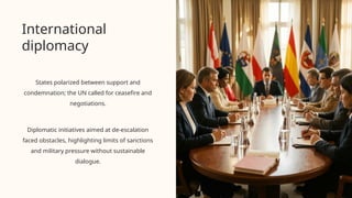 Support Diplomatically Comprehensive Analysis of the 2026 Iran–US War: Causes, Impact, and ...