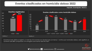 REPORTE ANUAL 2022 DE VICTIMAS POR HOMICIDIO DOLOSO