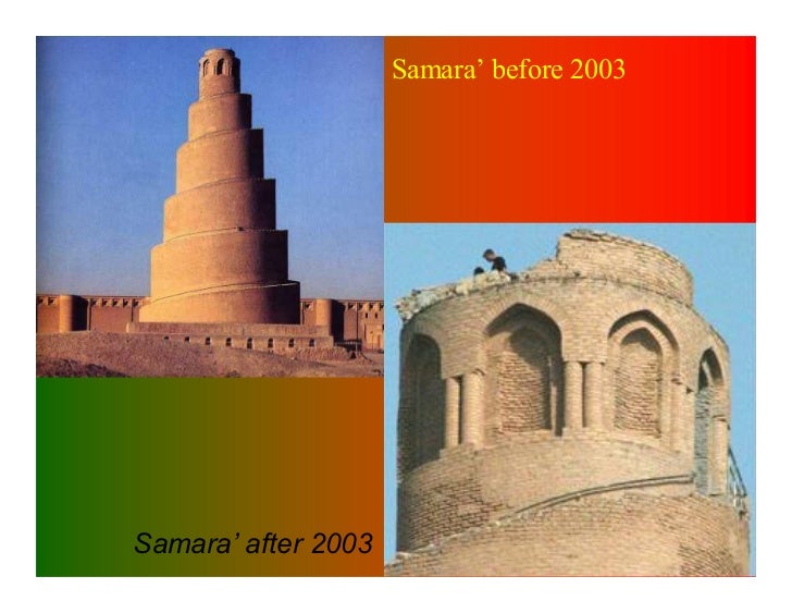 Iraq Before and after War Slide 5