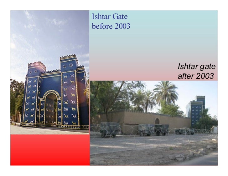 Iraq Before and after War Slide 8