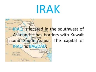 Iraq hidaya khedioui 2 eso a | PPT