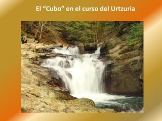 El “Cubo” en el curso del Urtzuria
 
