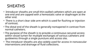 IR basics.pptx Interventional Radiology Guide wires, catheters, needles ...