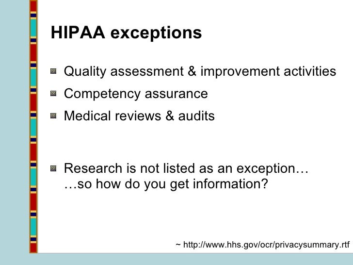 Regulatory Oversight Overview