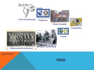 Paz e CompreensãoProgramasNovas GeraçõesCompartilharFundosServiços à ComunidadeRelacionamento profissionalFOCO