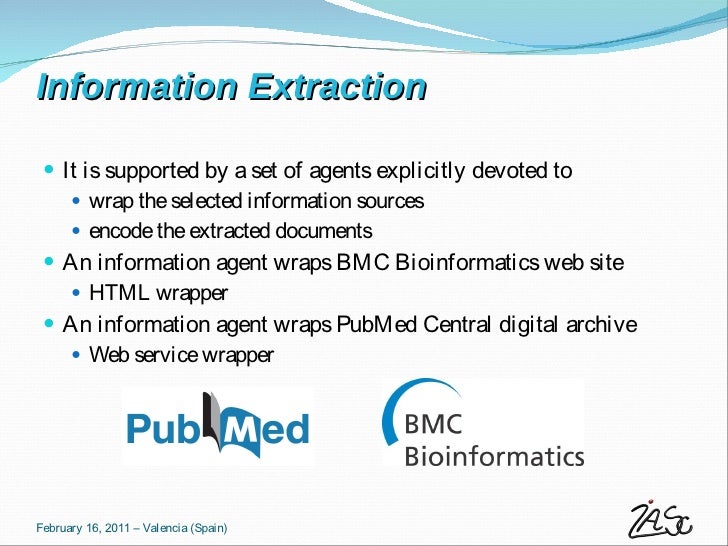 Information Extraction It is
