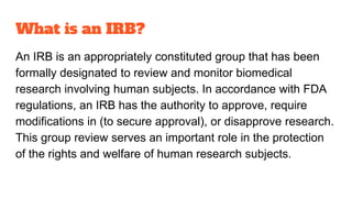 Irb is discount