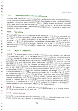 Irc 14 IRC:15-2017 CODE OF PRACTICE FOR CONSTRUCTION OF JOINTED PLAIN CONCRETE ...