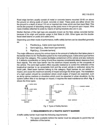 IRC:119-2015 GUIDELINES FOR TRAFFIC SAFETY BARRIERS