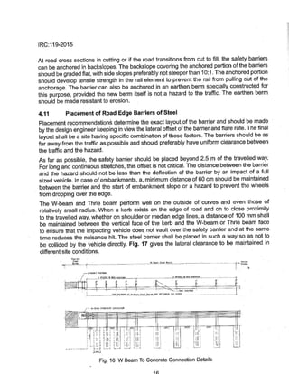 IRC:119-2015 GUIDELINES FOR TRAFFIC SAFETY BARRIERS