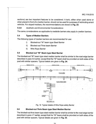 IRC:119-2015 GUIDELINES FOR TRAFFIC SAFETY BARRIERS