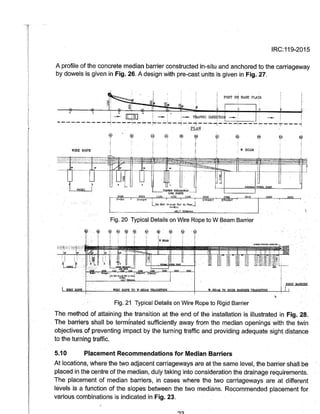 IRC:119-2015 GUIDELINES FOR TRAFFIC SAFETY BARRIERS