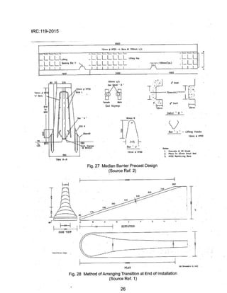IRC:119-2015 GUIDELINES FOR TRAFFIC SAFETY BARRIERS