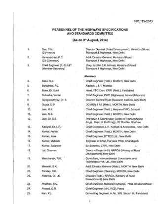 IRC:119-2015 GUIDELINES FOR TRAFFIC SAFETY BARRIERS