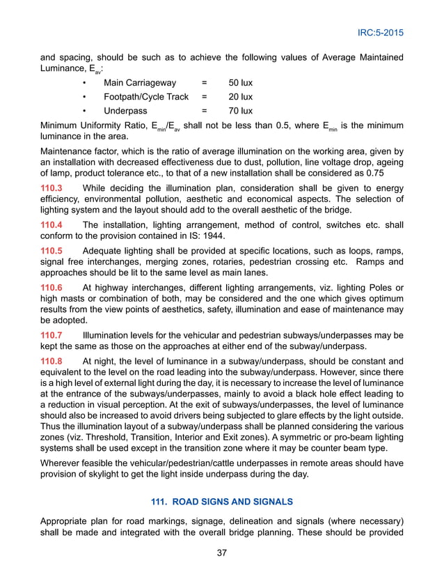 STANDARD SPECIFICATIONS AND CODE OF PRACTICE FOR ROAD BRIDGES | PDF