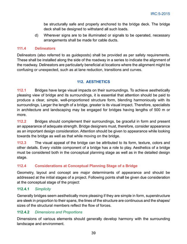 STANDARD SPECIFICATIONS AND CODE OF PRACTICE FOR ROAD BRIDGES | PDF