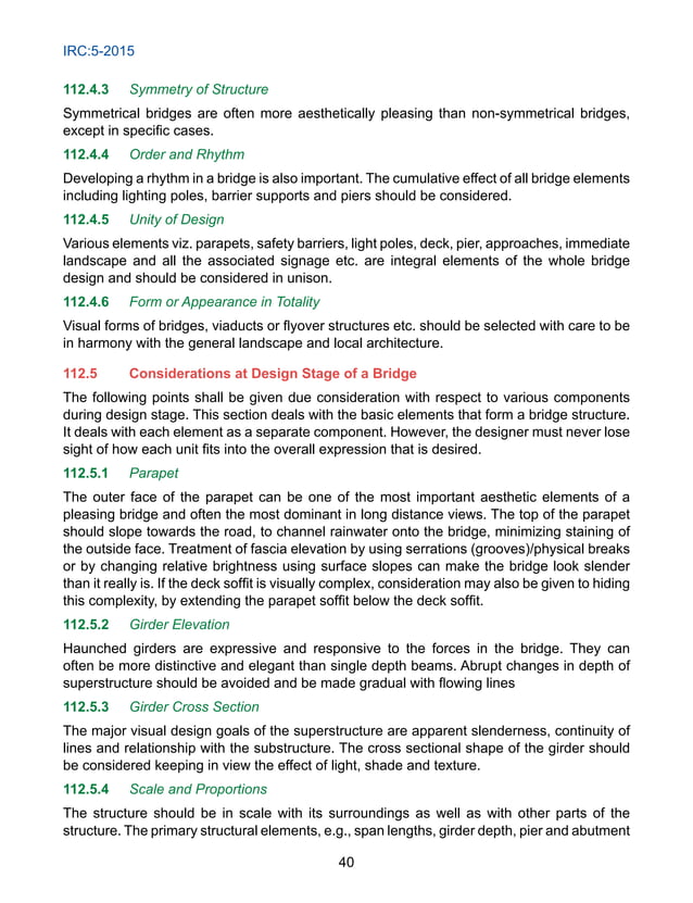 STANDARD SPECIFICATIONS AND CODE OF PRACTICE FOR ROAD BRIDGES | PDF