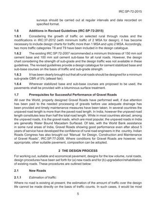 Guideline for the Design of Low Volume Rural Road Design | PDF
