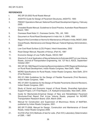Guideline for the Design of Low Volume Rural Road Design | PDF