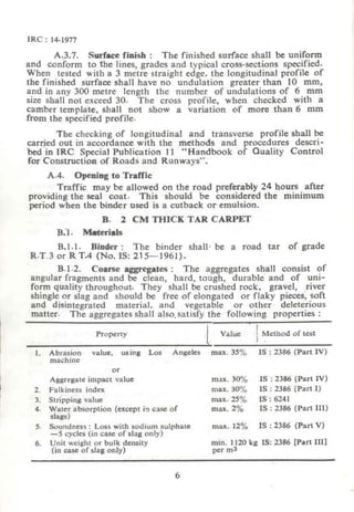 Irc 14 Irc 14 1977 bitumen and tar carpets | PDF