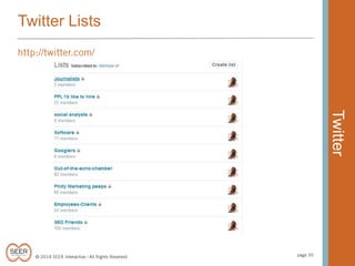 Twitter Lists

Twitter

 