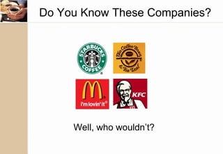 Do You Know These Companies? ,[object Object]