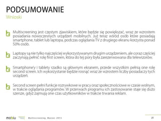 Multiscreening w Polsce - badanie IRCenter