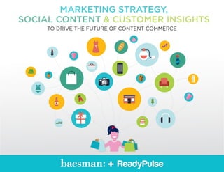 MARKETING STRATEGY,
SOCIAL CONTENT & CUSTOMER INSIGHTS
TO DRIVE THE FUTURE OF CONTENT COMMERCE
+
 