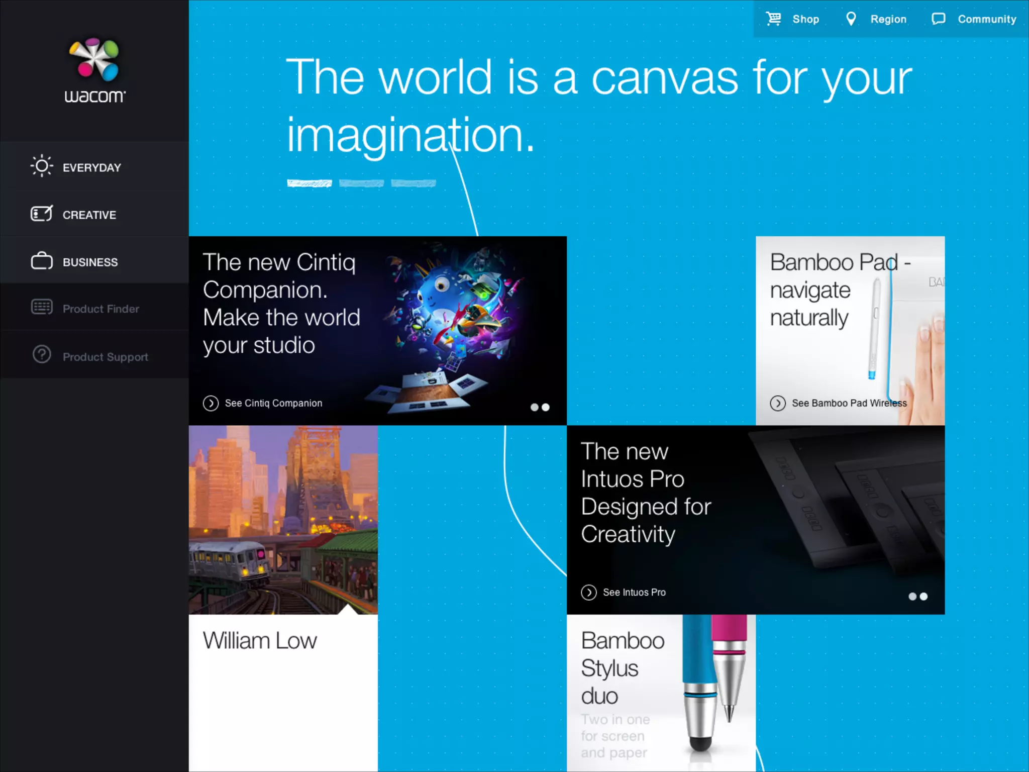 as background/wash.
invites scroll. delights

 