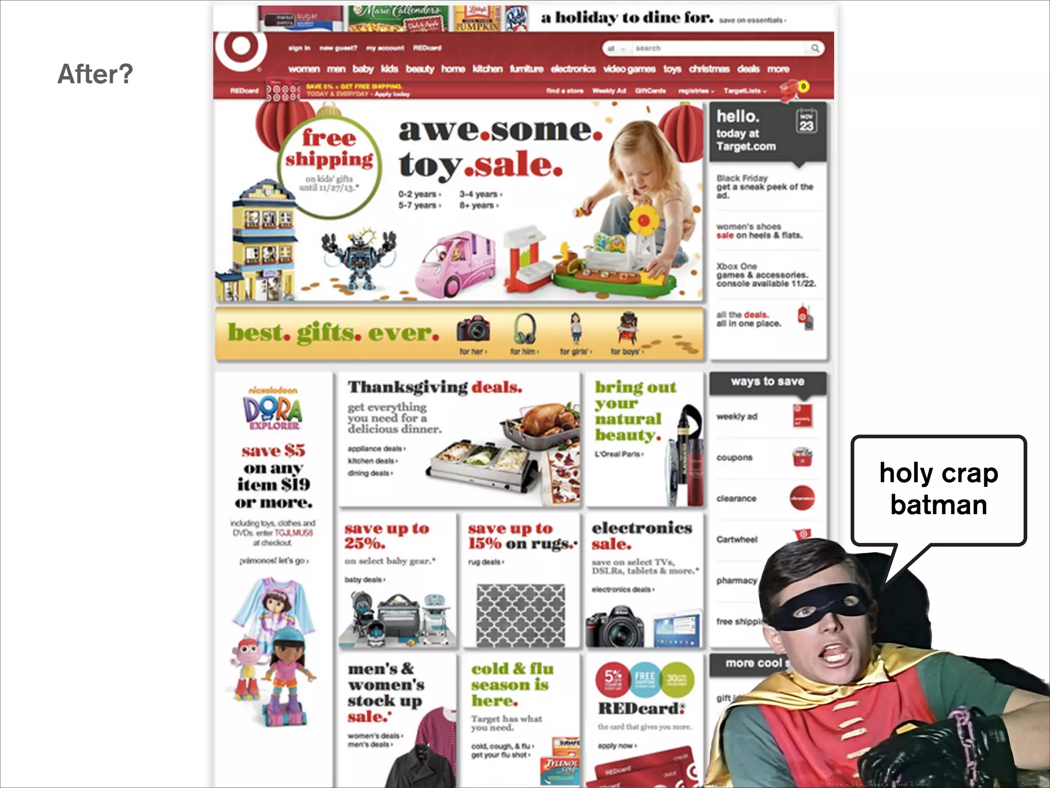 After?

holy crap
batman

 