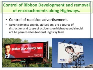 ribbon development along with highway | PPT