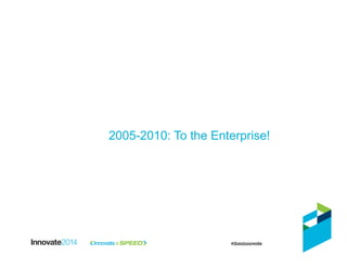 2005-2010: To the Enterprise!
 