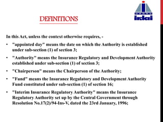 IRDA | PPTX