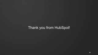 Thank you from HubSpot!
34
 