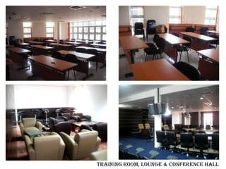 Training room, lounge & conference hall