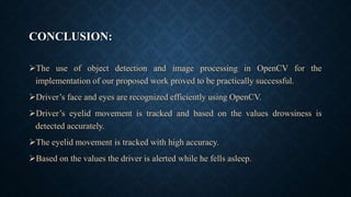 Drowsiness State Detection of Driver using Eyelid Movement- IRE Journal ...