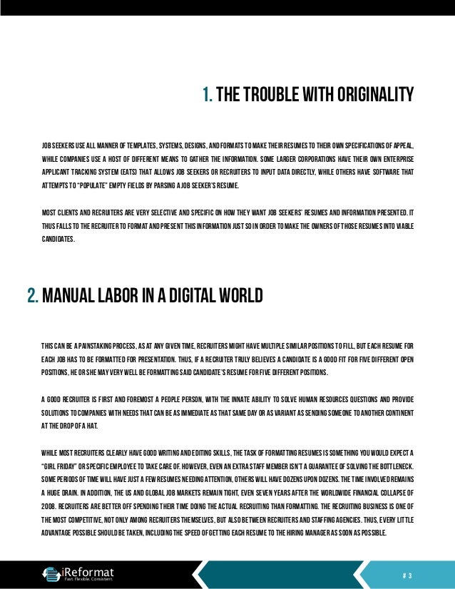 automated resume formatting whitepaper job resume layout