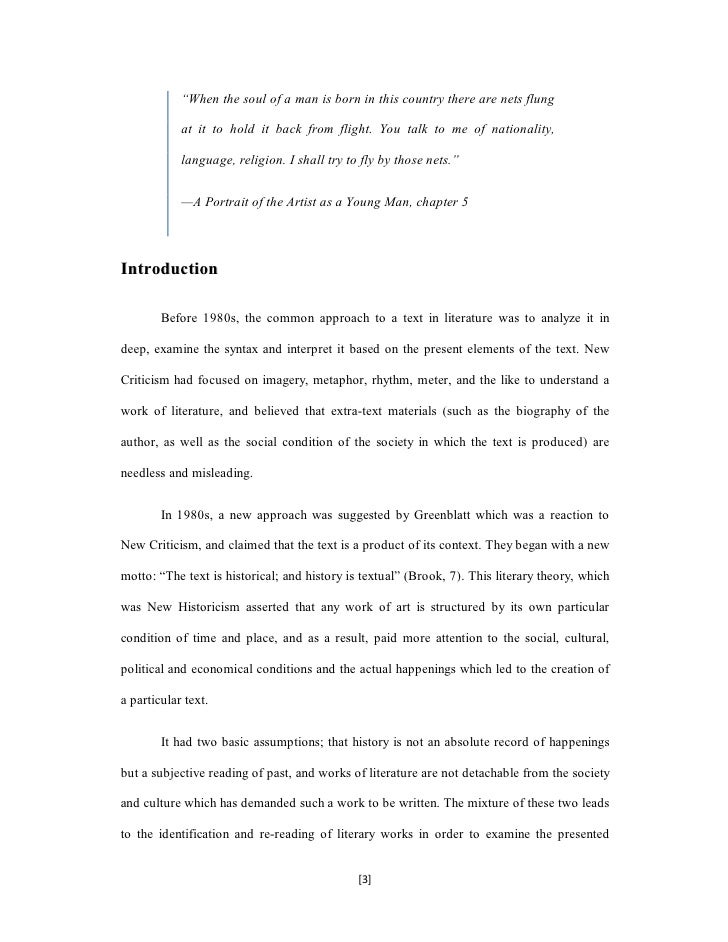 a portrait of the artist as a young man a new historical a portrait of the artist as a young man essay