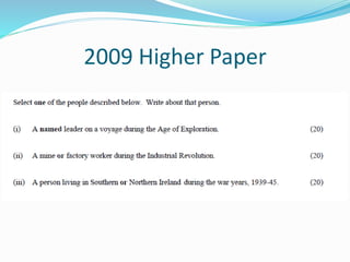 2009 Higher Paper
 