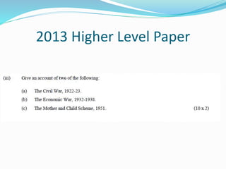 2013 Higher Level Paper
 