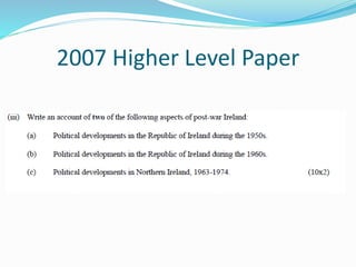 2007 Higher Level Paper
 