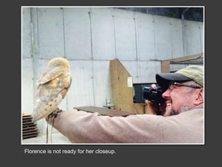 Florence is not ready for her closeup.
 