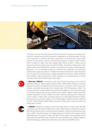 Mackanzy Module IRENA Renewable Energy and Jobs Report 2024 | PDF