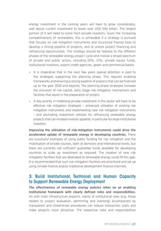 IRENA REthinking Energy: Renewable Energy and Climate Change