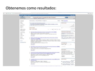 Obtenemos como resultados:
 