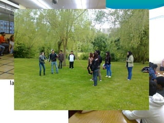 JARDUERAK


Ekintza eta harrera programa:

12-17 tarteko gazte etorkinei edo zailtasun soziala
dauden nerabei zuzenduta dago.
Programa honen parte hartzen dutenek ekintza
eta joku asko egiten dituzte Iruña ezagutzeko eta
lagunak egiteko.

 