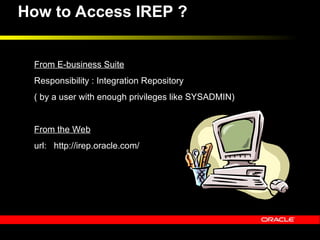 Oracle Integration Repository - iRepository | PPT